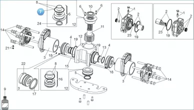 FAAC 63000176 Uszczelka 55,25x2,62 (3218)