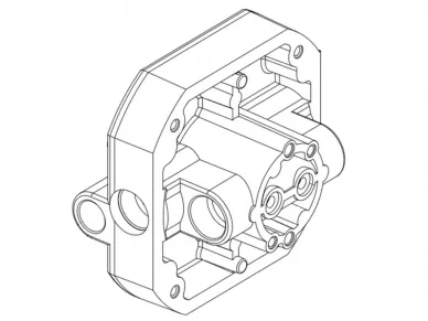 FAAC 63000221 Central distr. flange sbw 24v