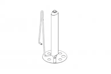 Faac 63000267 Hydraulic actuator J200HA with base