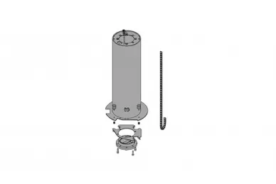 Faac 63000288 J200HA INOX pillar cylinder