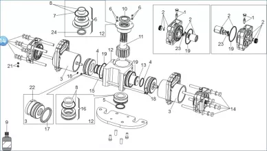 FAAC 63000562 Screw m10x178 uni5737 stain. a2-70 s800