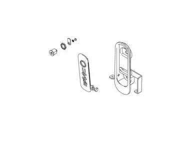 FAAC 63000708 Group lever release spare parts