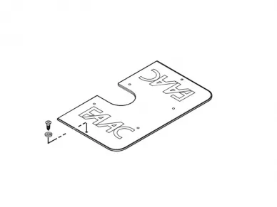 FAAC 63001405 Lid for foundation box for 750
