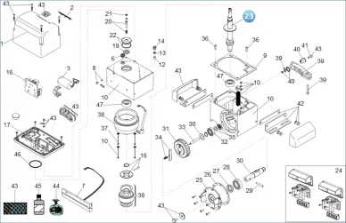 FAAC 63001610 Motor shaft (2020) 844 r rev 