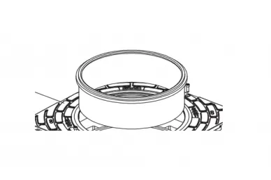 Faac 63002255 Kołnierz cylindra słupka J275HA