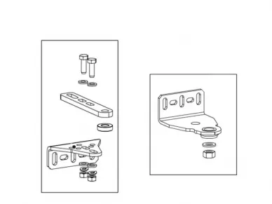 FAAC 63002565 Support kit S418