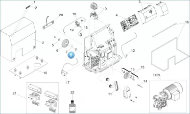 FAAC 63002925 V-ring twva00250 trellenborg