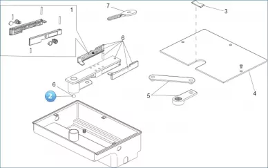 FAAC 63003015 Iron ball d.20 spare part .