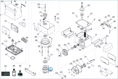 FAAC 63003163 Motor 844 3ph 400v