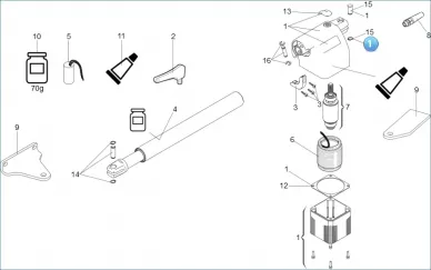 FAAC 63003279 Korpus 412 prawy czarny teksturowany