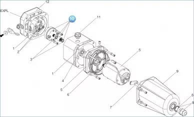FAAC 63003313 Pump and joint s800