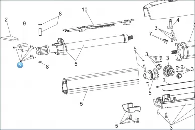 FAAC 63003345 Tube group
