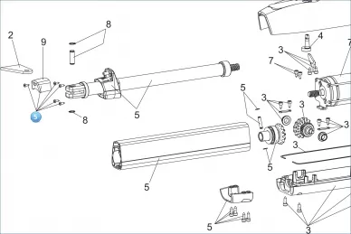 FAAC 63003346 Tube group