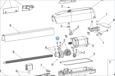 FAAC 63003348 Zespół obudowy