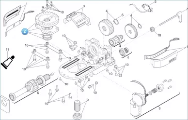 FAAC 63003378 Face gear group