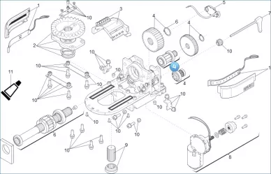 FAAC 63003380 Gears group