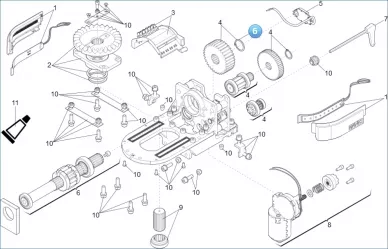 FAAC 63003381 Drive shaft group