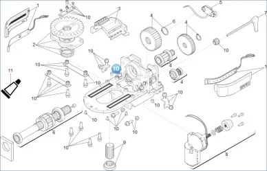 FAAC 63003384 Screws group