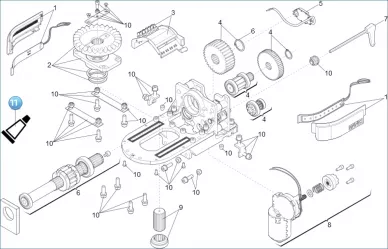 FAAC 63003385 Tuba smaru (20g)