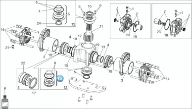 FAAC 63003449 Lower bushing group (2021)