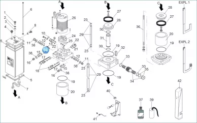 FAAC 63003459 Switching piston with o-ring (418748)