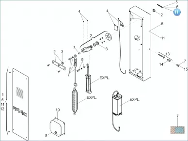 FAAC 63003467 Case+cover (ral 9006) 615 bpr