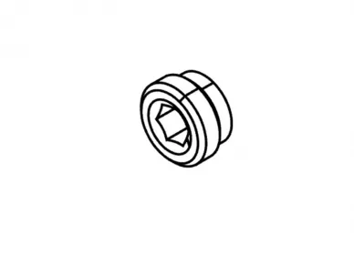 FAAC 7049005 Brass valve retaing ring nut