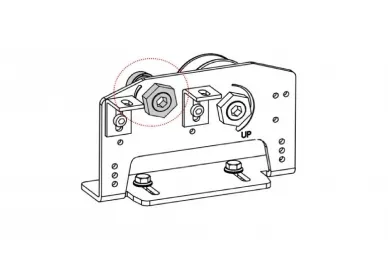 Faac 7061545 Nylon roller for 930 drive