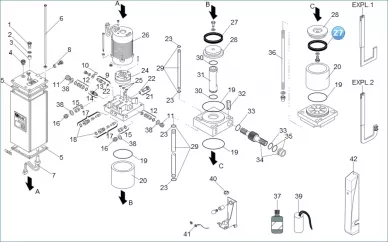FAAC 7091035 Dde 312 gasket