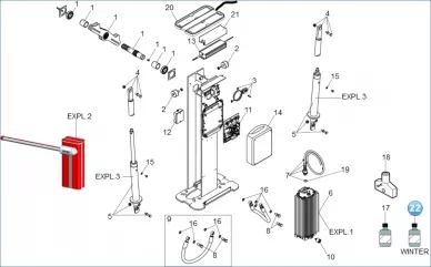 FAAC 714042 Faac hp2 oil - 160kg/188