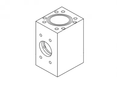 FAAC 716079 Actuator body 560_580