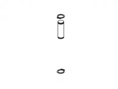 FAAC 718354 Front fixing pin + snap ring