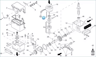 FAAC 7230145 Stator fixing rod