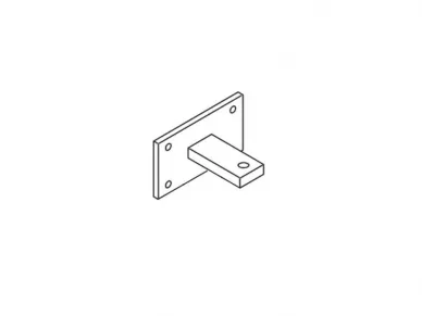 FAAC 72840065 Plate and rear bracket