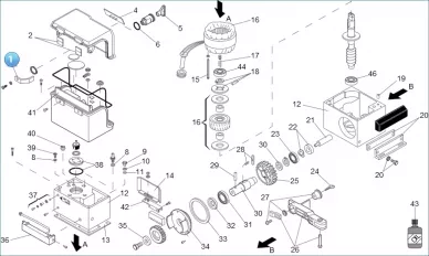 FAAC 7291065 Release lever for 844