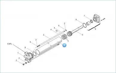 FAAC 7366015 Tłok cylindra