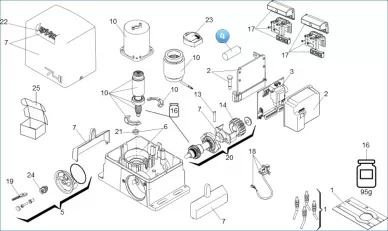 FAAC 760025 Kondensator 12,5 µf mka 450v