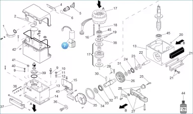 FAAC 76012645 Capacitor with connector without stud