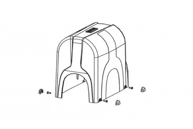 Faac Genius 6020669 COMPAS drive housing (RAL 7016)