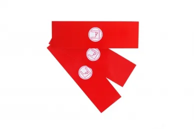 Fadini 1097L Set of 12 red reflective stickers for the arms of the BARRI 88 barrier