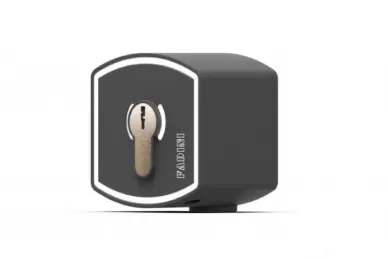 Fadini 144L ZERO.K Surface-mounted key switch with EURO insert and two keys