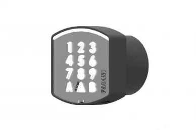Fadini 147L ZERO.DGT Wired flush-mounted code keyboard