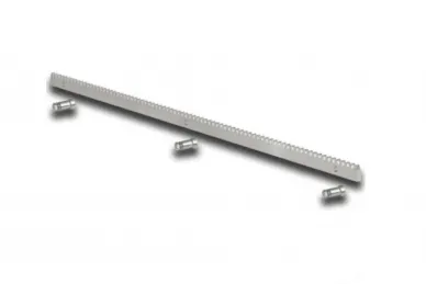 Fadini 204L Galvanized toothed rack M4 30x8x1000 mm with mounting holes
