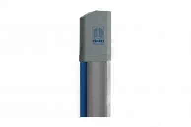 Fadini 2079L Safety edge strip with aluminum bracket, 3 m long