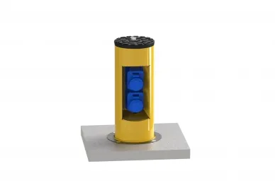 Fadini 2527L GASPO 254 Semi-automatic parking bollard, diameter 200mm, height 500mm
