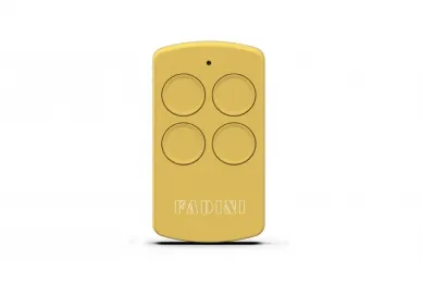 Fadini 7113YL 4-Kanal-Fernbedienung DIVO 71/4 TR, Rolling Code (gelb)