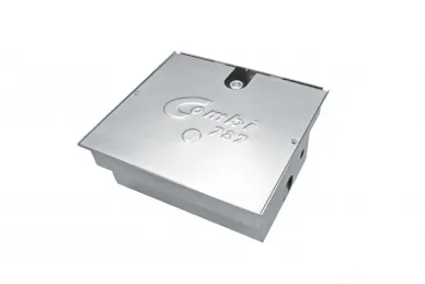 Fadini 7871L Foundation support casing supporting the gate, complete with cover, galvanized steel