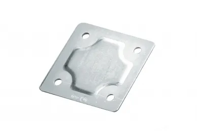 Fadini 8310L Galvanized base 120 x 120 mm to be welded to the HINDI 880 EVO drive