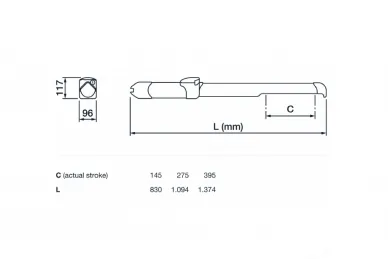 Fadini 88484P3L HINDI 880 EVO P3 Brake actuator