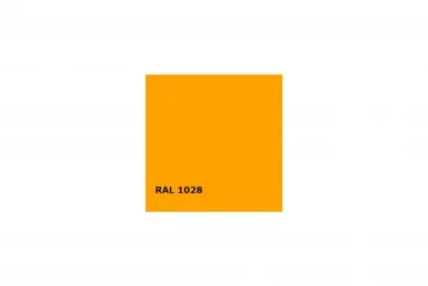 Fadini 9565L Polyester powder coating in RAL 1028